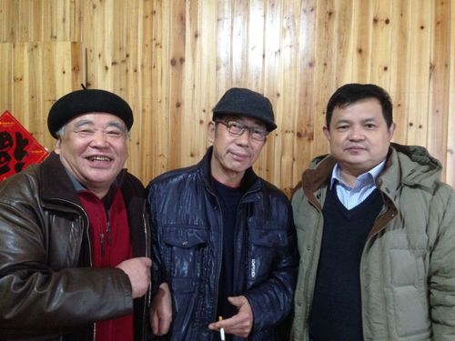 马启代与徐敬亚、叶文福 马启代与徐敬亚、叶文福