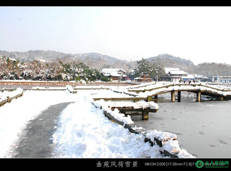 西湖美景:曲苑风荷-1 (雪景) - 山间溪流 - 山间溪流的休闲屋