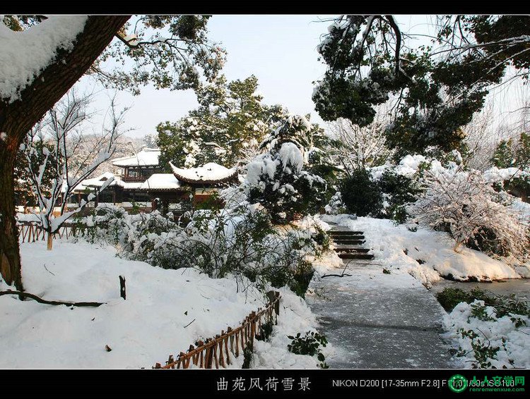 西湖美景:曲苑风荷-1 (雪景) - 山间溪流 - 山间溪流的休闲屋