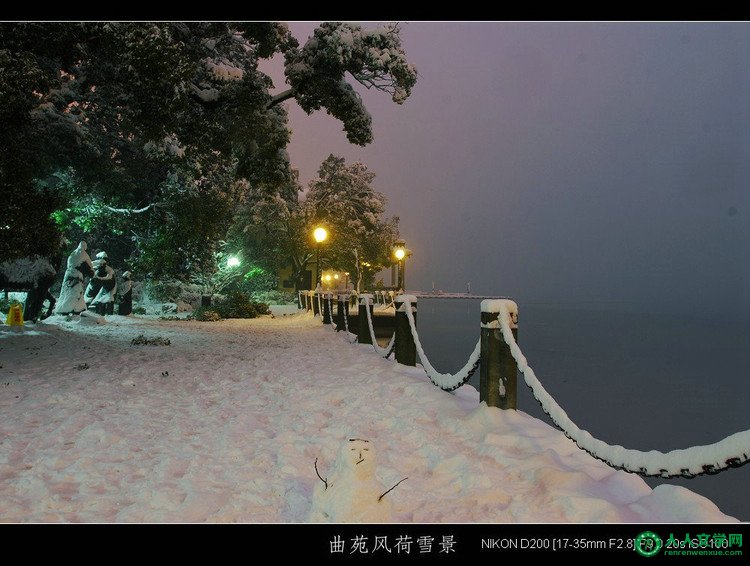 西湖美景:曲苑风荷-1 (雪景) - 山间溪流 - 山间溪流的休闲屋