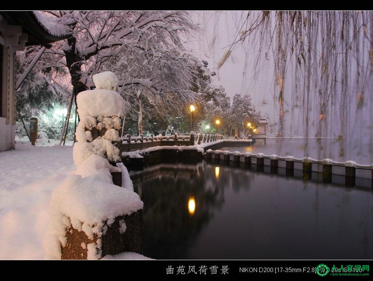 西湖美景:曲苑风荷-1 (雪景) - 山间溪流 - 山间溪流的休闲屋