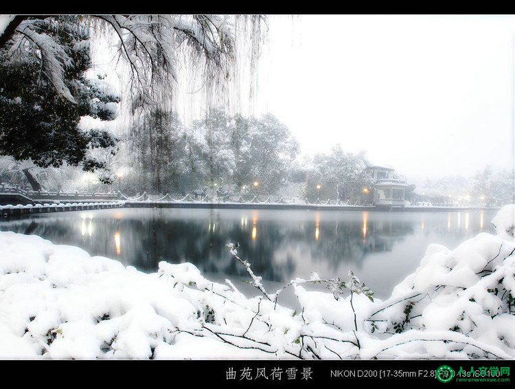 西湖美景:曲苑风荷-1 (雪景) - 山间溪流 - 山间溪流的休闲屋