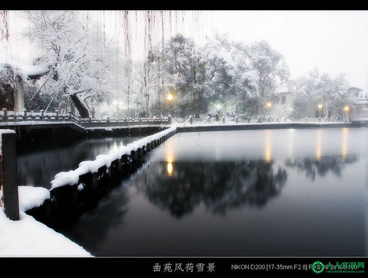 西湖美景:曲苑风荷-1 (雪景) - 山间溪流 - 山间溪流的休闲屋